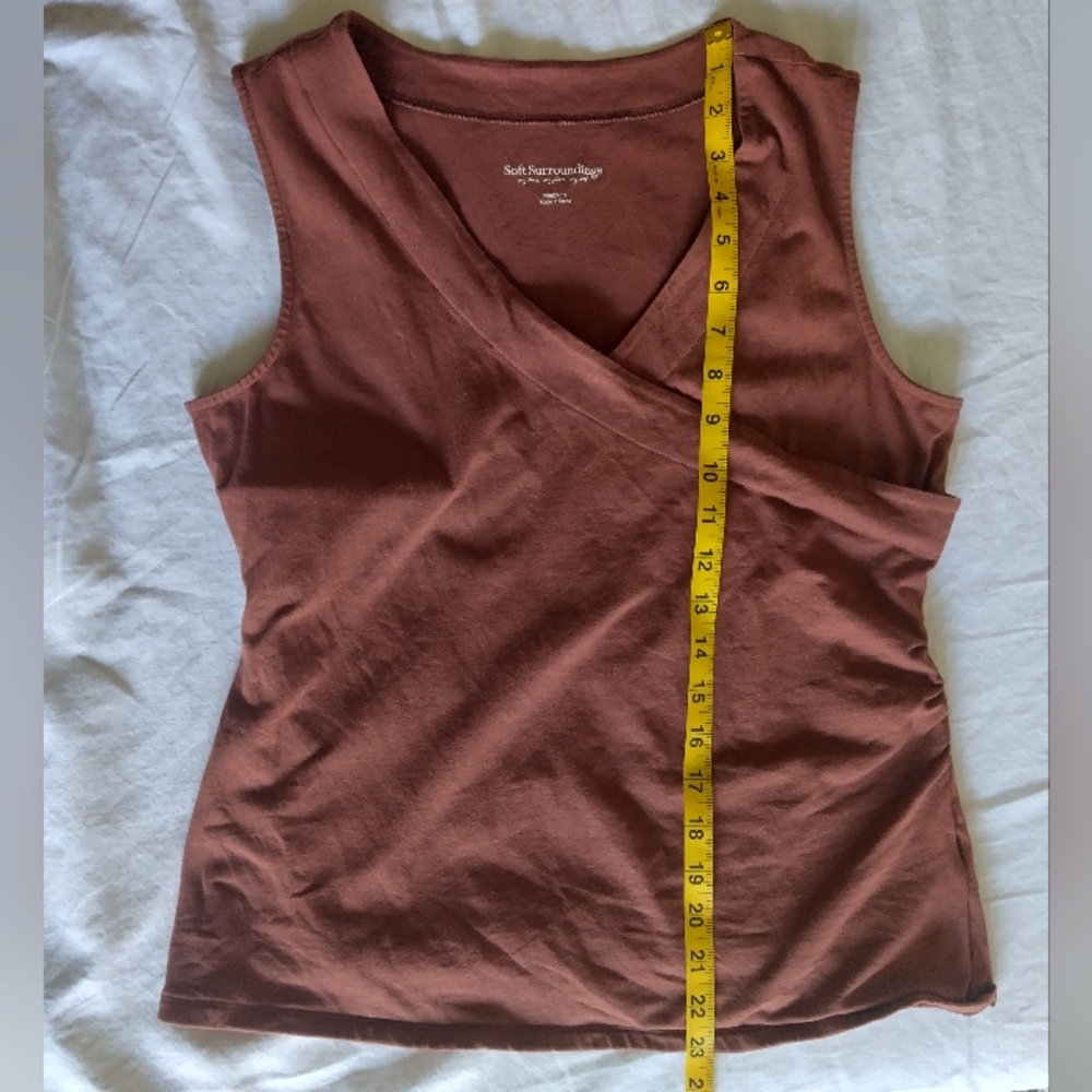 Soft Surroundings Medium Top Woman Pink Tank - Picture 5 of 6